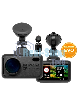 Видеорегистратор TrendVision TDR-721S EVO PRO, 2304x1296, 3