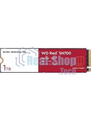 Накопитель SSD WD Red SN700, 1Tb, PCIe 3.0 x4, M.2 2280, NVMe, R/W 3430/3000