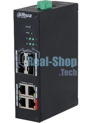 Коммутатор Dahua DH-HS4408-4ET-96, 4×100 Мбит/с + 4×1 Гбит/с SFP, управляемый