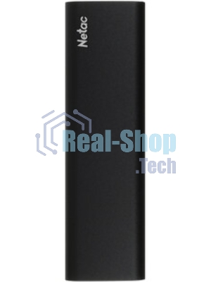 Внешний SSD Netac Z SLIM, 250 Gb, USB 3.2 Gen 2 Type-C, R/W 550/480, черный