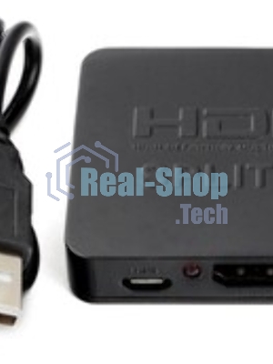 Разветвитель HDMI Cablexpert DSP-2PH4-03, HD19F/2x19F, 1 компьютер => 2 монитора, Full-HD, 3D, 1.4v
