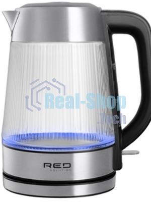 Чайник электрический Red Solution G121 1.8 л, 2200 Вт, черный/серебристый