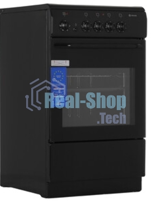 Плита электрическая De Luxe 506004.04ЭС 031 черный, конфорок 4 шт, духовка 60 л, 50 см x 87 см x 60 см