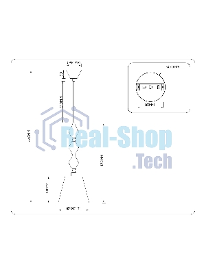 Светильник Ambrella light LH75405 GD/GR золото/серый E14 max 40W 180*1445