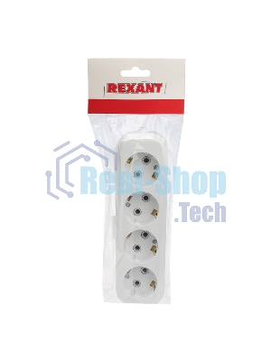 Колодка Rexant 3 гнезда без заземления