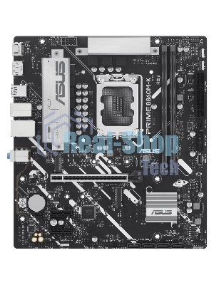 Материнская плата ASUS PRIME B860M-K, LGA 1851, Intel B860, 2xDDR5, 4xSATA, 2xM.2, 1xPCIe 4.0 x16, 2xPCIe 4.0 x1, 1xHDMI, 1xDP, 1x 2.5Gb LAN, 1xUSB-A 10Gbps, 3xUSB-A 5Gbps, 3xUSB-A 2.0, 3x3.5 мм, 7.1, mATX