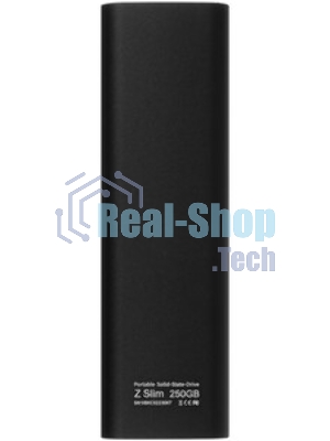 Внешний SSD Netac Z SLIM, 250 Gb, USB 3.2 Gen 2 Type-C, R/W 550/480, черный