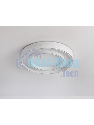Потолочный светодиодный светильник Ambrella light FL5821 WH белый 55W 3000K/4200K/6400K D600*75 (без ПДУ)