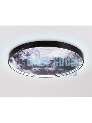 Настенно-потолочный светодиодный светильник Ambrella light FW11113 BK черный 31W LED 3000-6400K D500*38