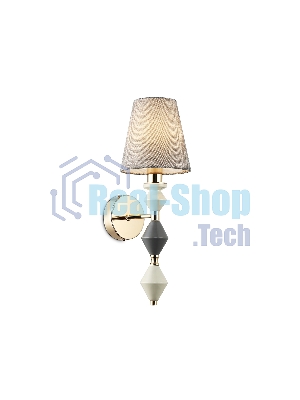 Настенный светильник Ambrella light LH75409 GD/GR золото/серый E14 max 40W 150*180*415