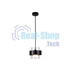 Светильник Ambrella light TR3646 BK/CL черный/прозрачный E27 max 40W D180*950