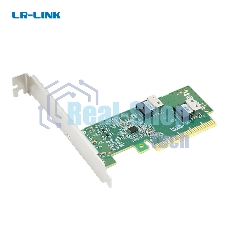 Адаптер для SSD PCIe x8 to Two SlimSAS SFF-8654 4i Adapter
