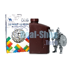 Фотополимерная смола NVPrint Standard Resin Grey для 3D печати; 1 кг/бут
