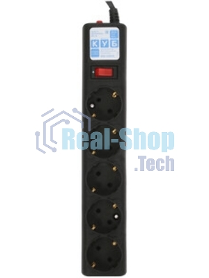 Сетевой фильтр, PC 1,9 м, 5 р, черный 10А, UPS(C14), SPG5-В2