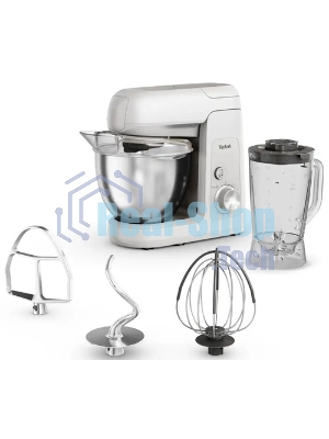 Кухонная машина Tefal Bake Partner QB520B38, серый/серебристый
