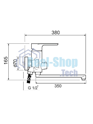 Смеситель для ванны SL133-006E SL133-006E