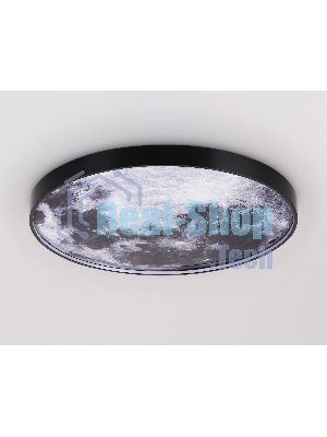 Настенно-потолочный светодиодный светильник Ambrella light FW11113 BK черный 31W LED 3000-6400K D500*38