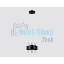 Светильник Ambrella light TR3646 BK/CL черный/прозрачный E27 max 40W D180*950