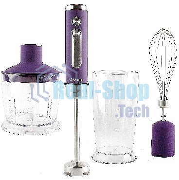 Блендер погружной Vitek VT-3408, 800Вт, фиолетовый