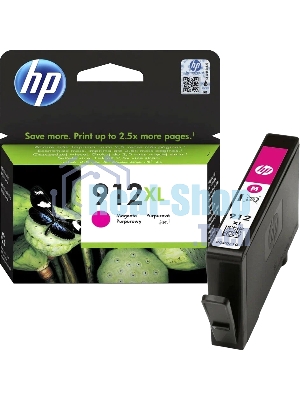 Картридж струйный HP 912XL 3YL82AE пурпурный (825 стр.) для HP OfficeJet 801x/802x