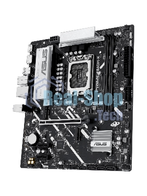 Материнская плата ASUS PRIME B860M-K, LGA 1851, Intel B860, 2xDDR5, 4xSATA, 2xM.2, 1xPCIe 4.0 x16, 2xPCIe 4.0 x1, 1xHDMI, 1xDP, 1x 2.5Gb LAN, 1xUSB-A 10Gbps, 3xUSB-A 5Gbps, 3xUSB-A 2.0, 3x3.5 мм, 7.1, mATX