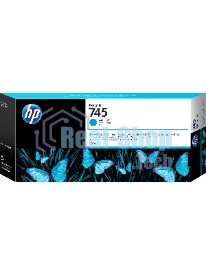 Картридж струйный HP 745 300мл голубой Ink Cartridge