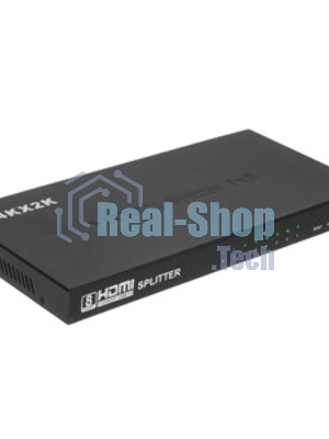 Разветвитель HDMI Cablexpert DSP-8PH4-03, HD19F/8x19F, 1 компьютер => 8 мониторов, Full-HD, 3D, 1.4v, каскадируемый