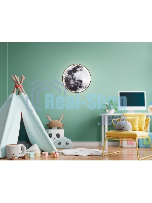 Настенно-потолочный светодиодный светильник Ambrella light FW11113 BK черный 31W LED 3000-6400K D500*38