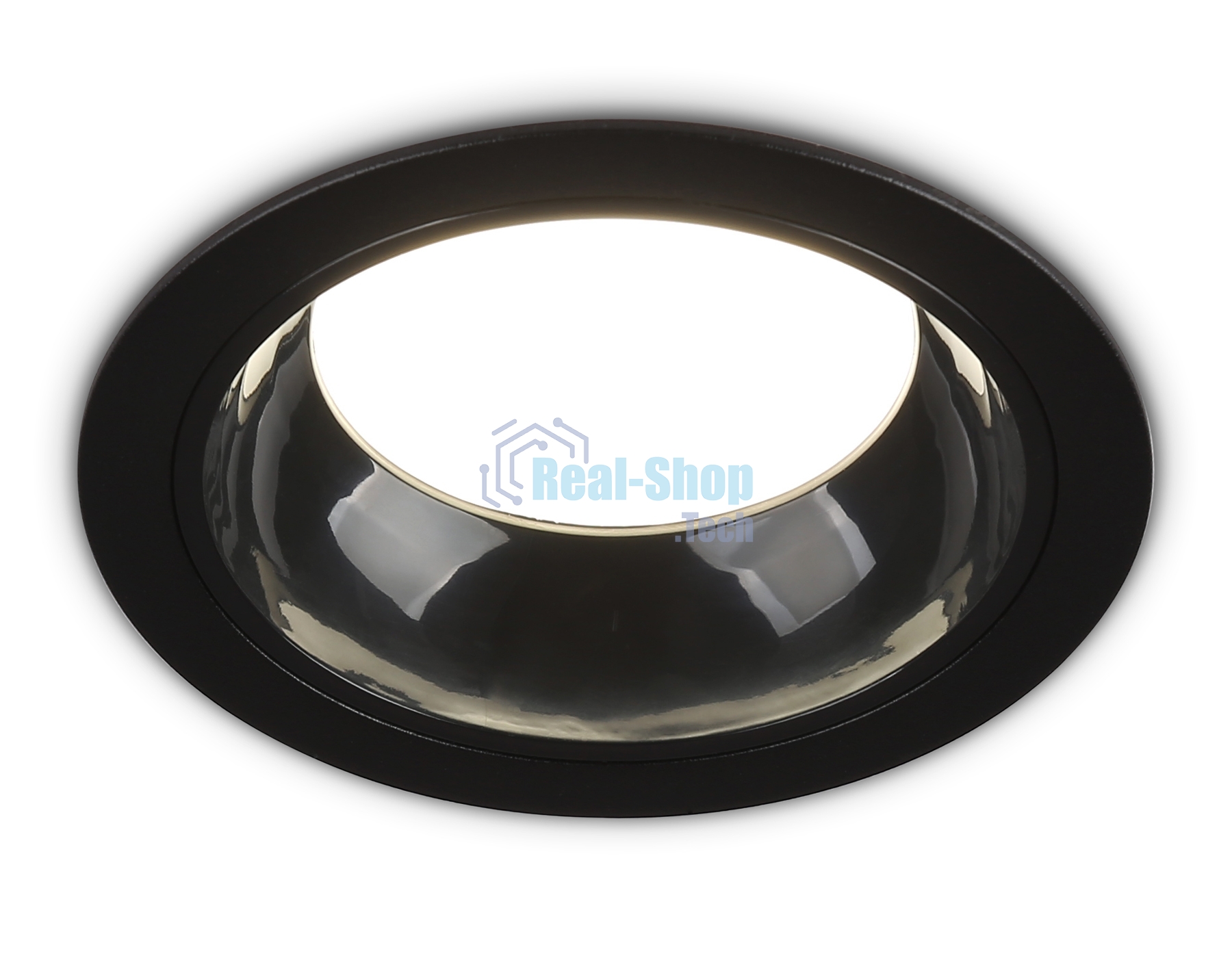 Светильник Ambrella light TN52336 SBK/GBK черный песок/черный глянец GX53 max 12W D115*25