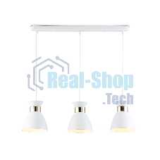 Светильник Ambrella light TR8466/3 WH/FGD белый/золото E27/3 max 60W 550*135*1000