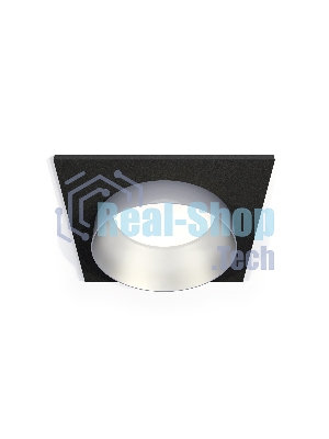 Комплект встраиваемого светильника Ambrella light XC6521023 SBK/MCH черный песок/хром матовый MR16 GU5.3 (C6521, N6133)