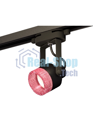 Светильник Ambrella light XT6602062 PBK/PI черный полированный/розовый MR16 GU10 (C6602, N6152)