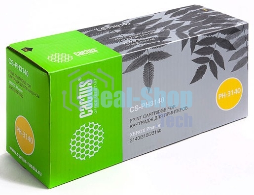 Картридж лазерный Cactus CS-PH3140 (108R00908) черный (1500 стр.) для Xerox Phaser 3140/ 3155/ 3160