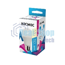 Лампа светодиодная Космос LED BASIC A60 13Вт 220В E27 3000К