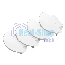Заглушка для профиля GP8100 WH белый 21.5*6.8