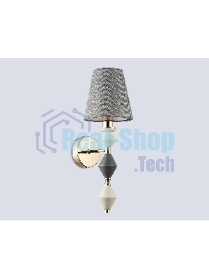 Настенный светильник Ambrella light LH75409 GD/GR золото/серый E14 max 40W 150*180*415