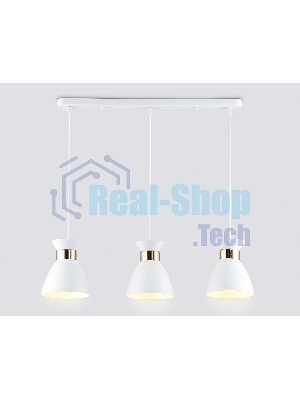Светильник Ambrella light TR8466/3 WH/FGD белый/золото E27/3 max 60W 550*135*1000