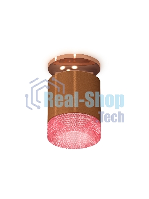 Светильник Ambrella Light XS7404142 SCF/PPG/PI кофе песок/золото розовое полированное/розовый MR16 GU5.3 (N7930, C7404, N7193)