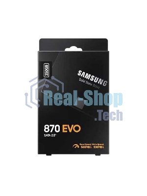Накопитель SSD Samsung 870 EVO, 250Gb, SATA III, 2.5