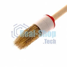 Кисть круглая MTX 82074 № 4 (25 мм), натуральная щетина, деревянная рукоятка