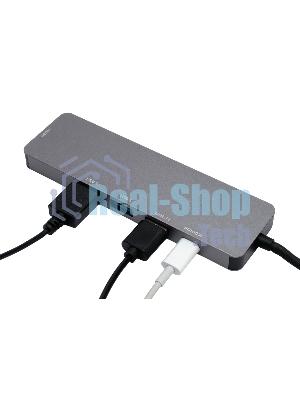 USB-концентратор Gembird UHB-D1, USB Type-C, USB/USB Type-C/PD100W/HDMI, USB Type-C