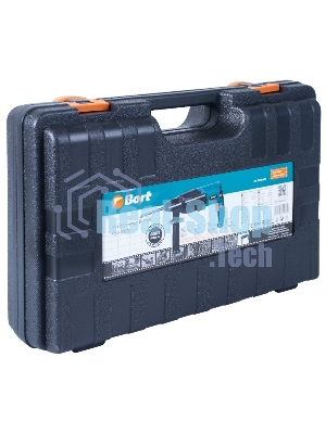 Перфоратор электрический Bort BHD-800N (мощность 900 Вт; скорость вращения 0-900 об/мин; сила удара 3,5 Дж; патрон SDS+; набор аксессуаров 10 шт)