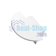 Заглушка для профиля GP8100 WH белый 21.5*6.8