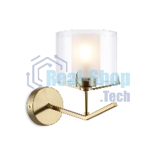 Настенный светильник Ambrella light LH57010 BS/FR латунь/белый матовый E14 max 40W 280*150*220