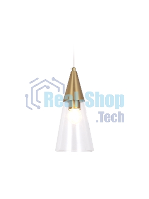 Светильник Ambrella light TR3666 BS/CL латунь/прозрачный E14 max 40W D120*1000