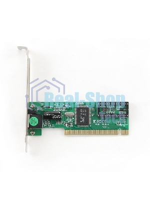 Сетевой адаптер Ethernet Gembird NIC-R1 100/10, PCI, чипсет RTL8139C