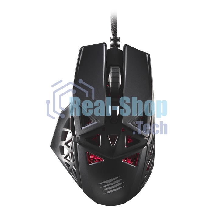 Мышь проводная Mad Catz M.O.J.O. M1 черный, 12000 dpi, USB, кнопки - 8
