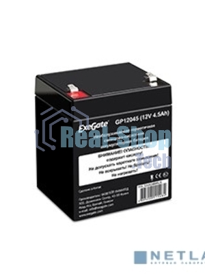 Батарея для ИБП ExeGate GP12045 (12V 4.5Ah), клеммы F1
