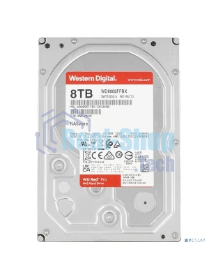 Жесткий диск WD SATA-III 8Tb WD8005FFBX NAS Red Pro (7200rpm) 256Mb 3.5
