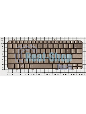 Клавиатура для ноутбука HP Pavilion DV3-1000 DV3z-1000 бронза с подсветкой